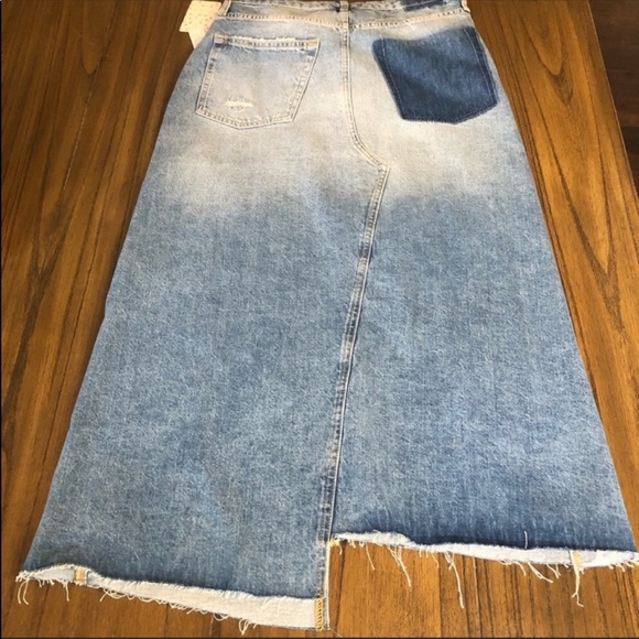 CYBER MONDAY! We The Free reworked denim skirt - Picture 8 of 8